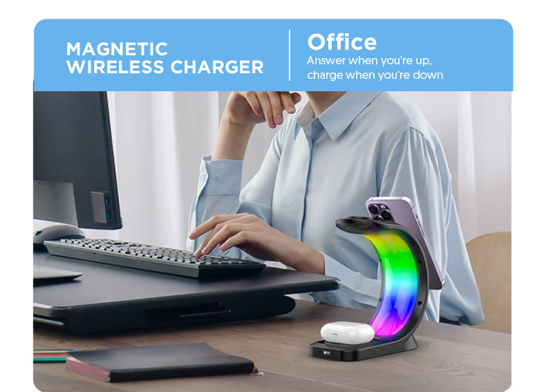 4-in-1 Magnetic Wireless Charger