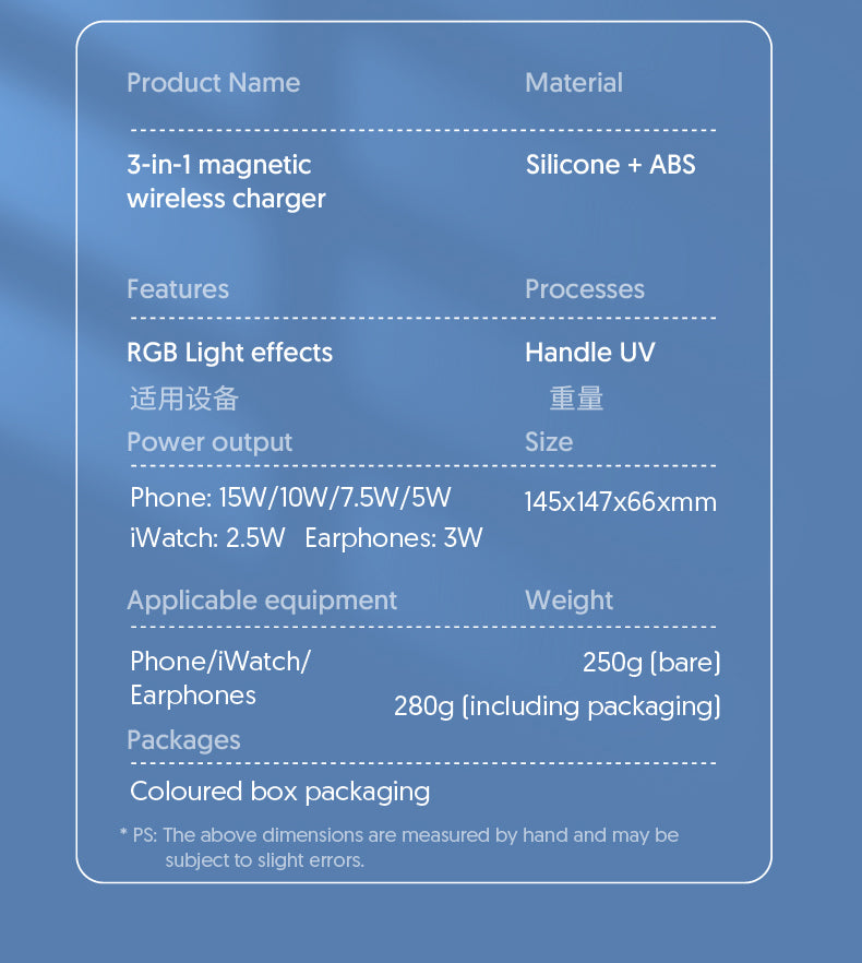 4-in-1 Magnetic Wireless Charger