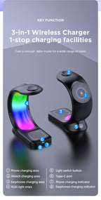 4-in-1 Magnetic Wireless Charger