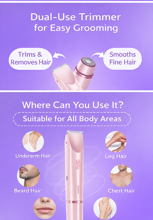 Double Head Electric Shaver