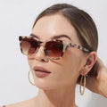 Fashionable Women's Ready-made Small-square-frame Sunglasses