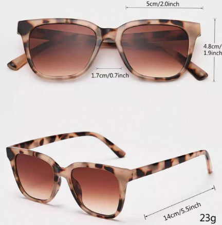 Fashionable Women's Ready-made Small-square-frame Sunglasses