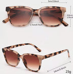 Fashionable Women's Ready-made Small-square-frame Sunglasses