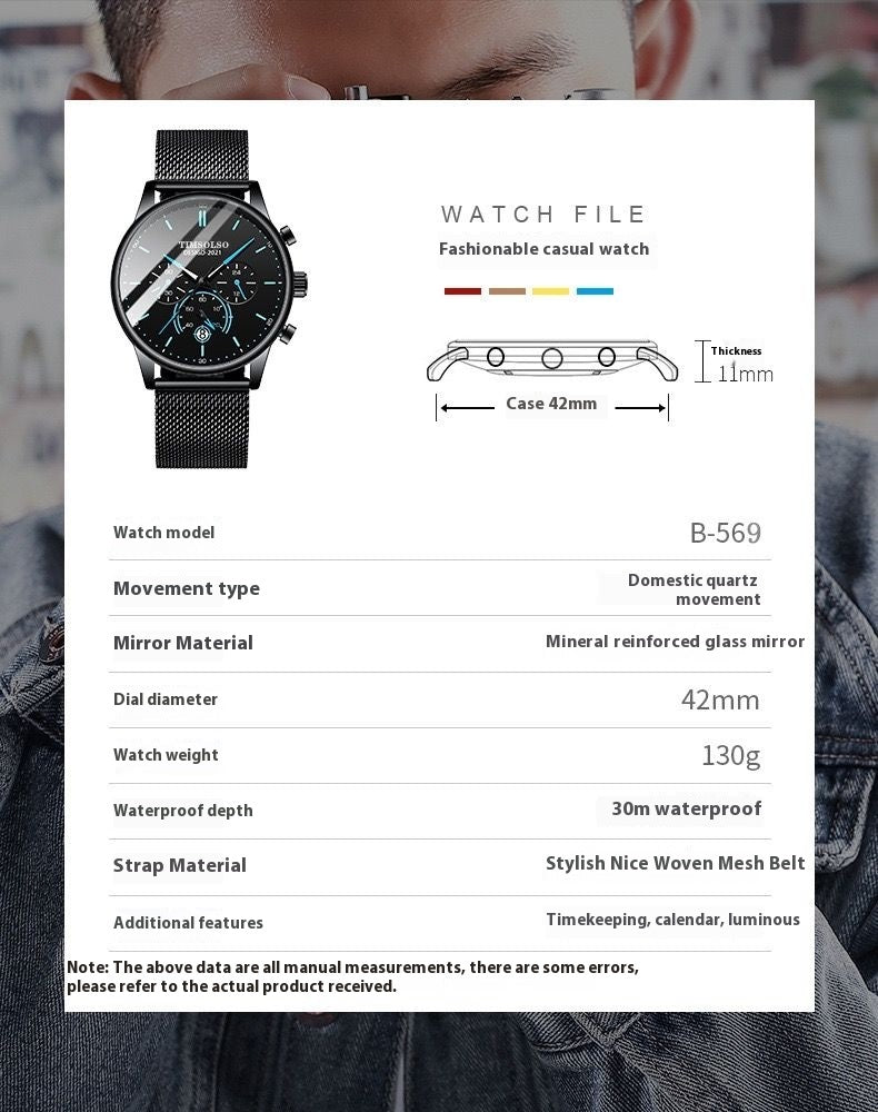 Ultra-Thin Elegant Watch